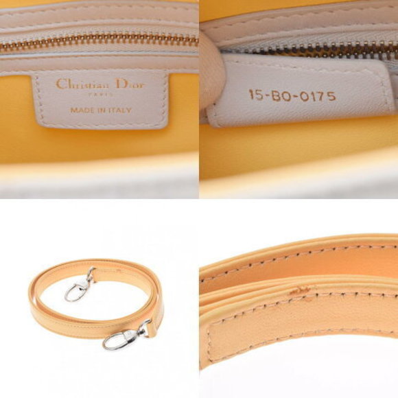 CHRISTIAN DIOR Lady Cannage Tricolor Lambskin Handbag - Picture 11 of 12